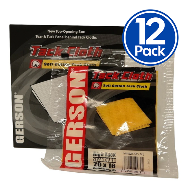 Gerson High Tack Soft Cotton Mesh Yellow Standard Cloth 20 x 16 x 12 Pack Box