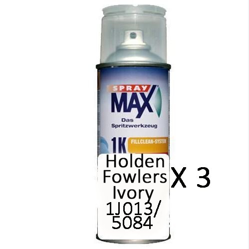 Automotive Touch Up Spray Paint Can Holden Fowler Ivory 1J013 / 5084 x 3