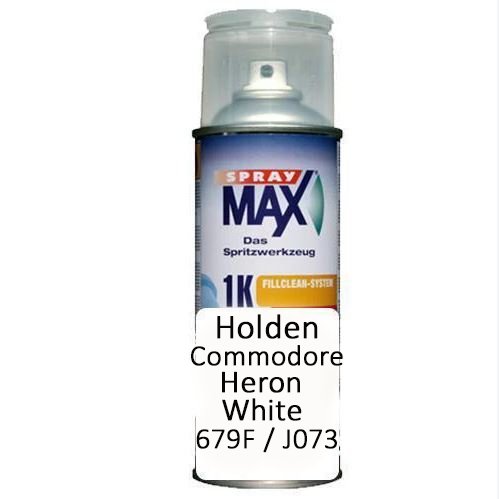 Automotive Touch Up Spray Paint Can Holden Commodore Heron White 679F / J073