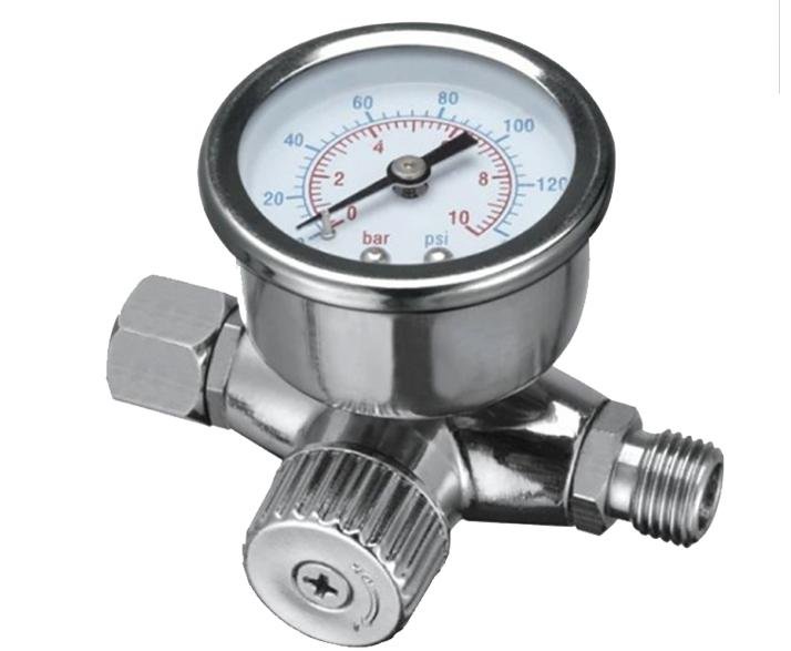 ITALCO FR-5 Premium Inline Air Pressure Regulator Gauge