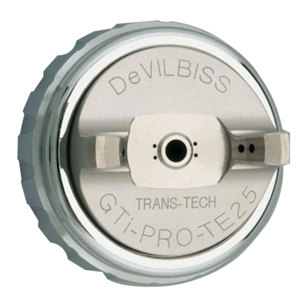 DEVILBISS GTi Pro Lite TE25 HE Air Cap & Retaining Ring