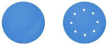 Revcut Blue Sanding Paper Grit P240 8Hole 203mm Velstik Film Discs Box50