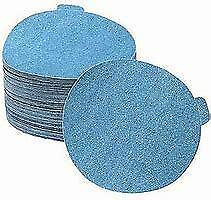 Revcut Blue Sanding Paper Grit P320 150mm Stick on Film Discs Box100 Stikit