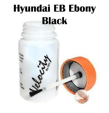 Automotive Touch Up Brush Bottle Hyundai EB Ebony Black 50mL