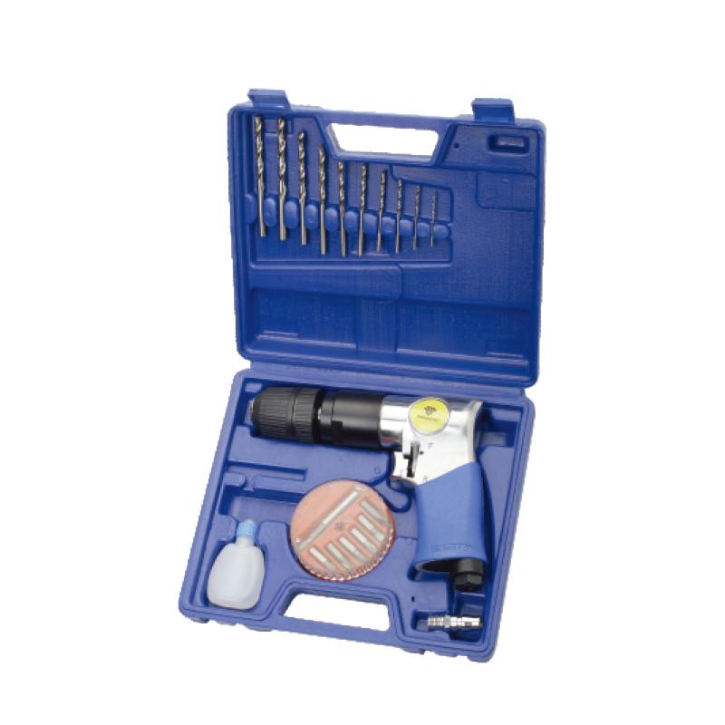 Rongpeng 20 Piece 3/8" Pneumatic Reversible Air Drill Kit 10mm
