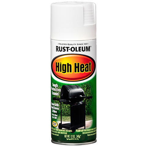 Rustoleum High Heat Satin White 340g 12oz