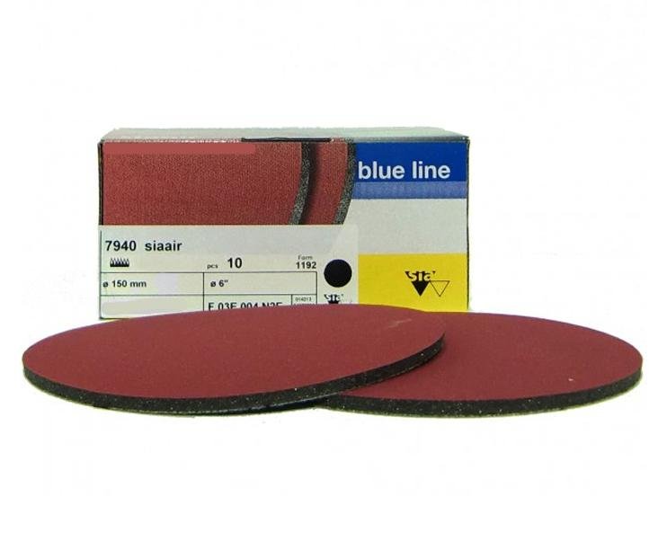 Sia Siaair 7940 Velvet Sanding Disc 1000 Grit Box of 10 150mm