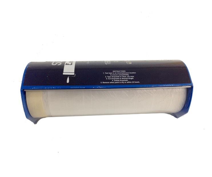 Supertape Pre-Taped Dropcloth 1800mm x 33m With 18mm Tape Dispenser