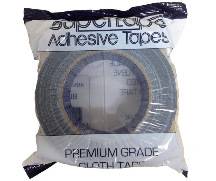 Premium Black Cloth Tape 100mm x 25m 3 Pack Render Duct Blast Gaffa