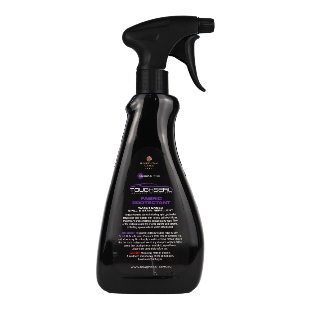 ToughSeal Car Fabric Protector 500ml Water Based Spill & Stain Repellent