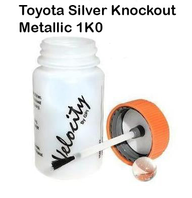 Auto Touch Up Bottle for Toyota Silver Knockout Metallic 1K0 50mL