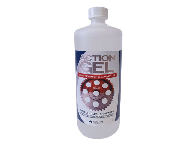 Action Gel 250ml Rust Removal Corrosion Stainless Steel Copper Converter