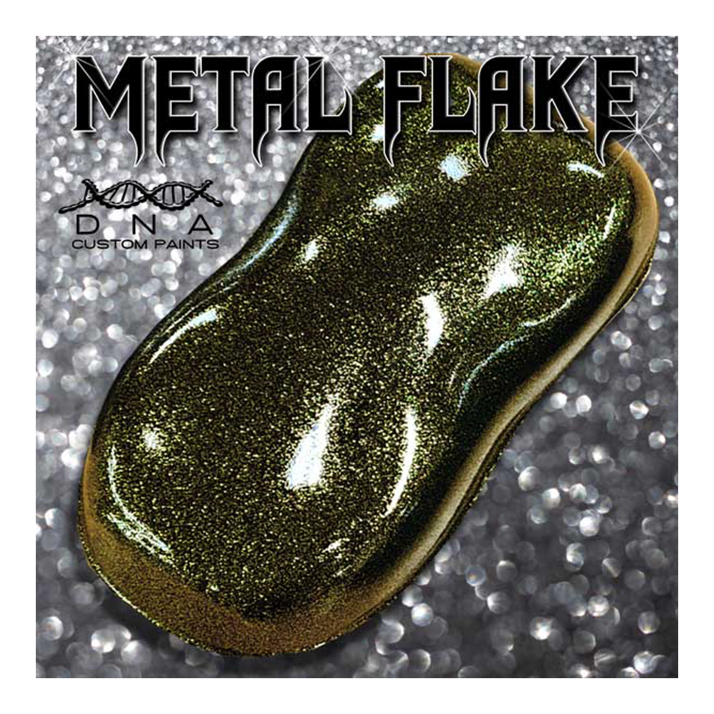 DNA PAINTS Metal Flake 350ml Aerosol Gold Coarse - 100 Micron