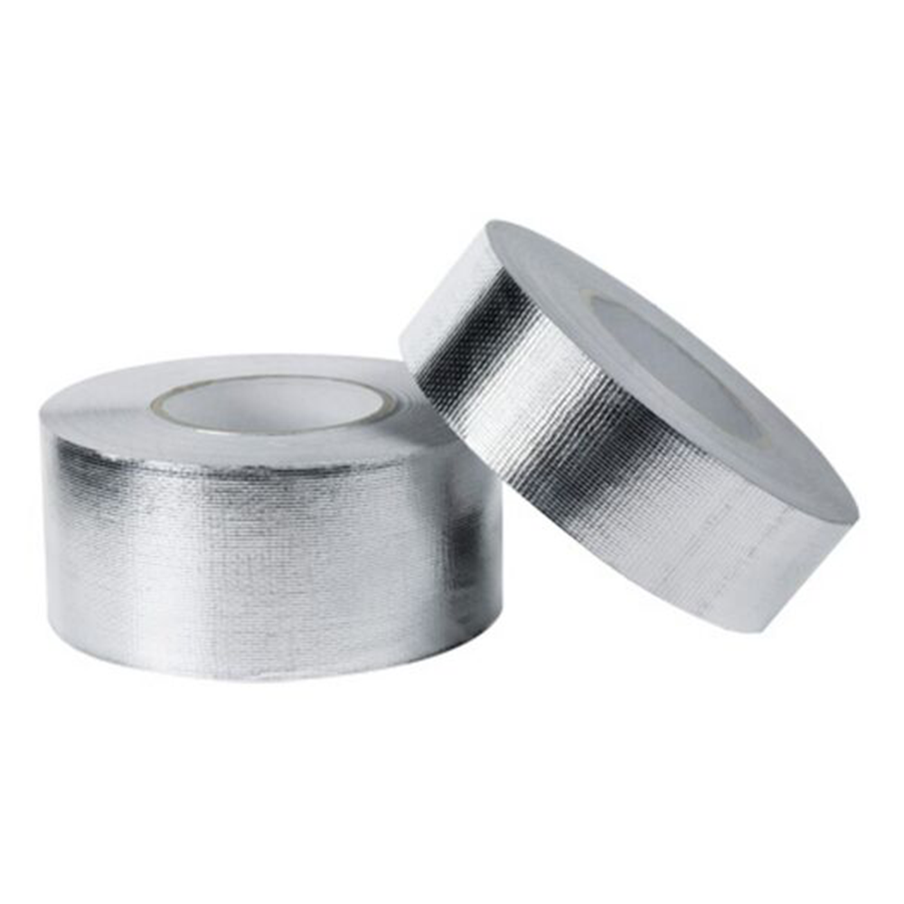 Stylus Reinforced Silver Aluminium Aviation Foil Tape 48mm x 50m