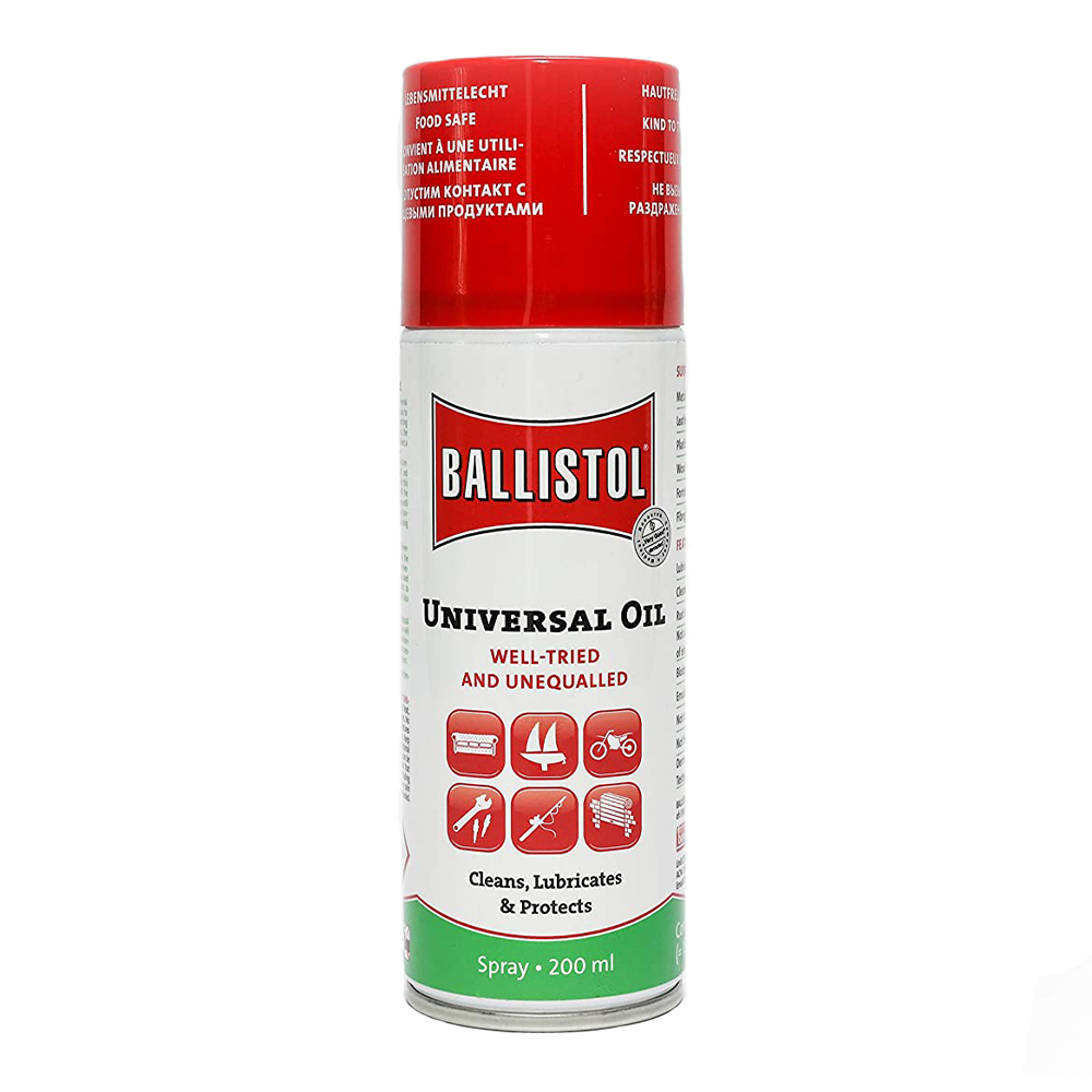 BONDALL Ballistol Spray Lubricant Cleans Lubricates Protects 200ml Aerosol
