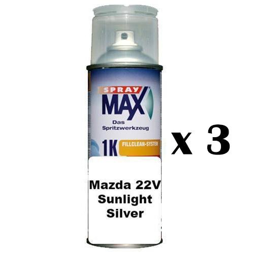 Auto Touch Up Can Mazda 22V Sunlight Silver Paint 2 3 6 CX-5 CX-9 BT50 MX5 x 3