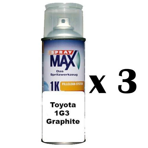 Auto Touch Up Paint for Toyota 1G3 Graphite Corolla Camry RAV-4 Yaris Kluger Prado x 3