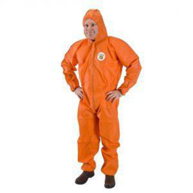 Dupont Tychem C Protective Overall Suit Clothing Orange Tyvek Disposable Coveralls