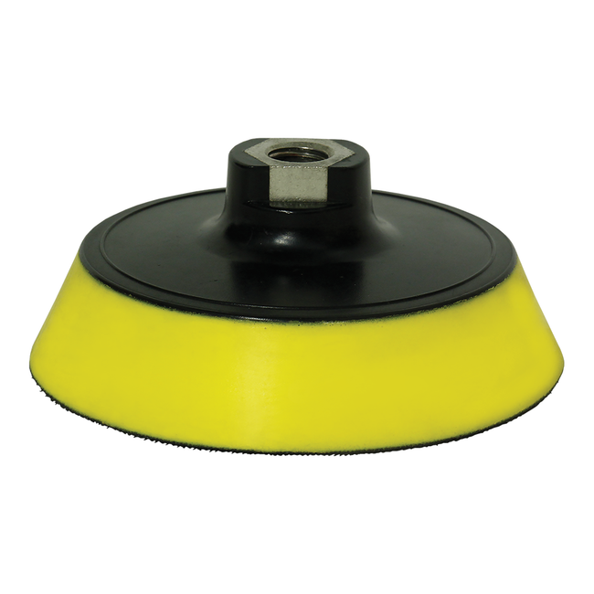FARECLA G Mop Backing Plate with Yellow Interface Pad for 6" 150mm Pads M14