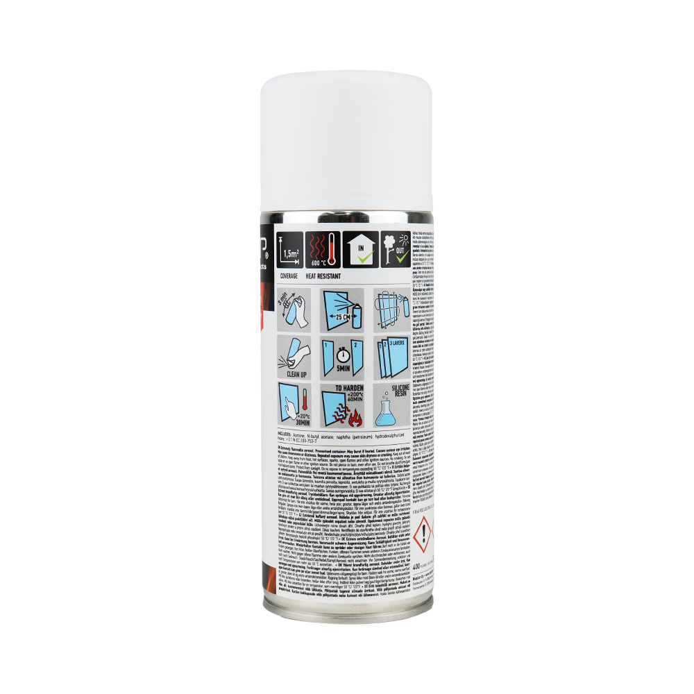 CAR-REP Automotive Heat Resistant Paint 400ml White