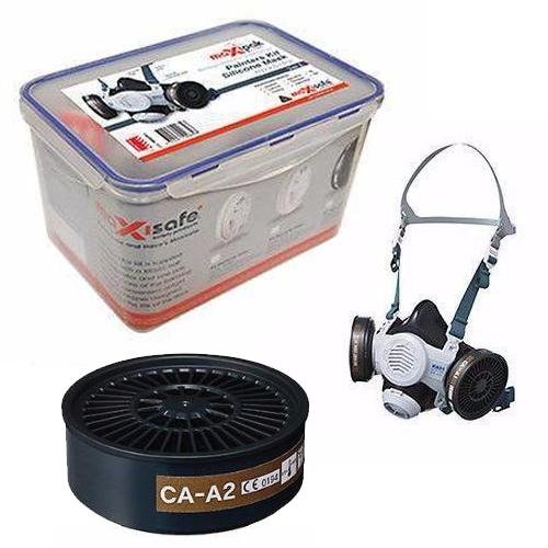 Maxisafe MaxiPak Silicone Half Mask Painters Respiratory Kit - Large