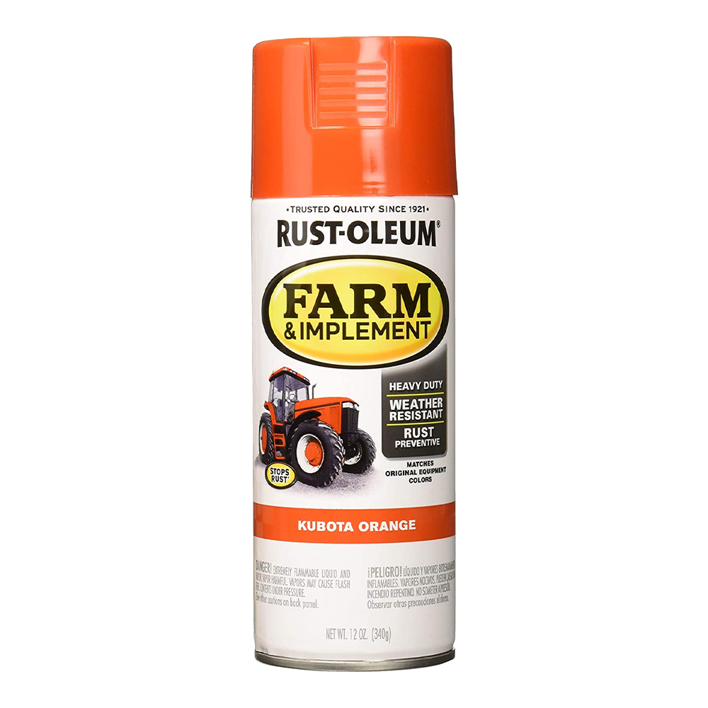 RUST-OLEUM Farm Equipment Spray Paint Kubota Orange 340g Aerosol x 3 Pack