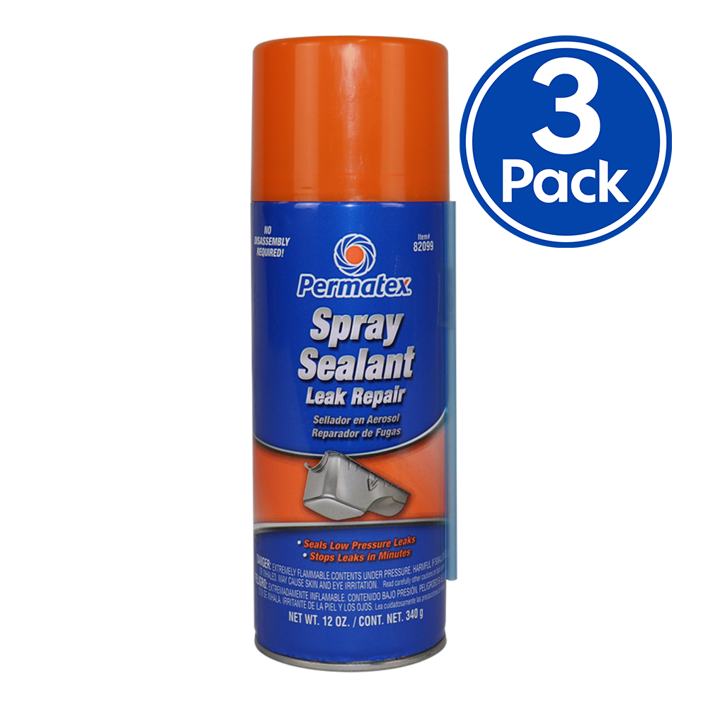PERMATEX Spray Sealant Leak Repair Aerosol 340g PX82099 x 3 Pack