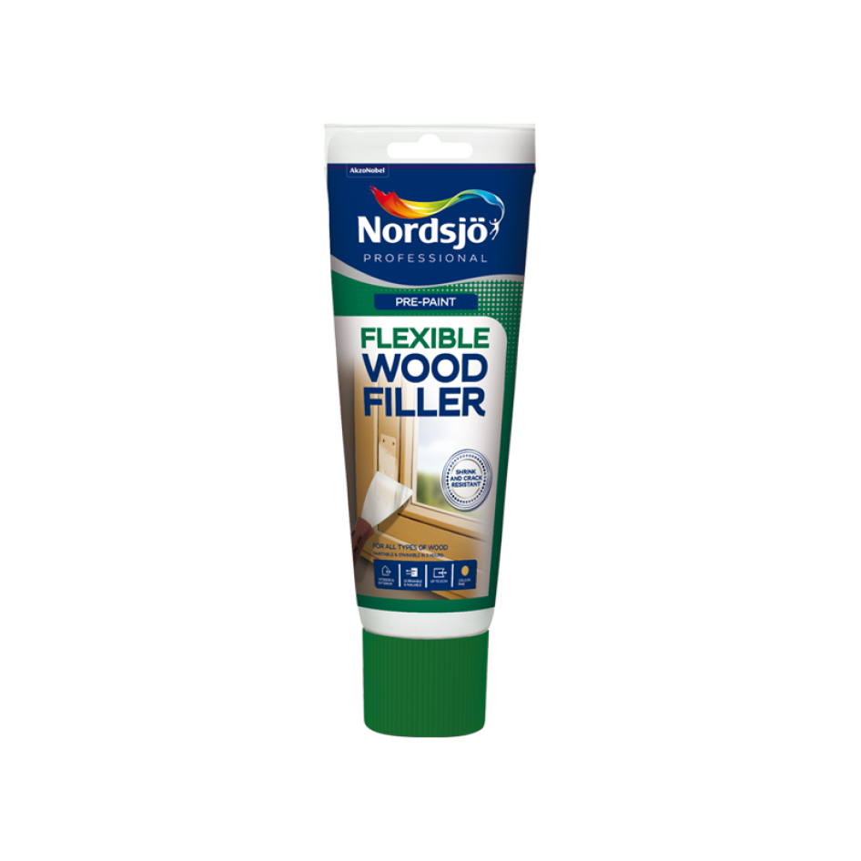 Nordsjo Professional Flexilble Wood Filler Natural 330mL