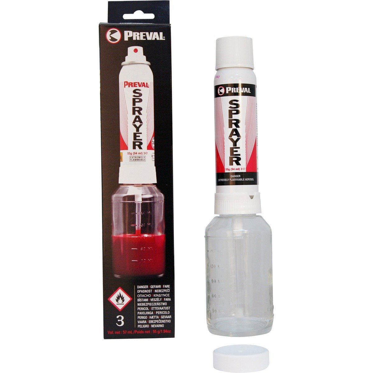 Preval Professional Portable Complete Power Unit Paint Spray Gun 55g