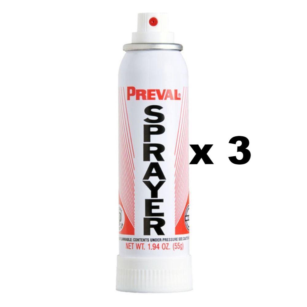 Preval Replacement Compressor Power Unit Paint Spray Gun 55g x 3