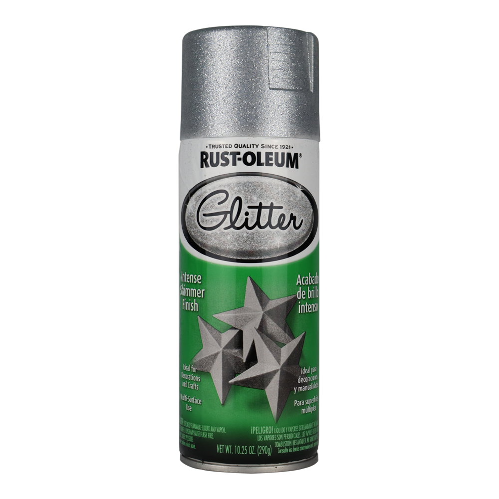 Rustoleum Specialty Glitter Spray Paint 290g Silver