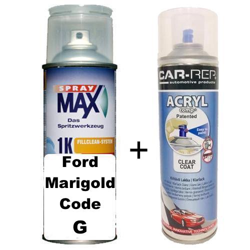 Auto Touch Up Paint Ford Marigold Code G Plus 1k Clear Coat
