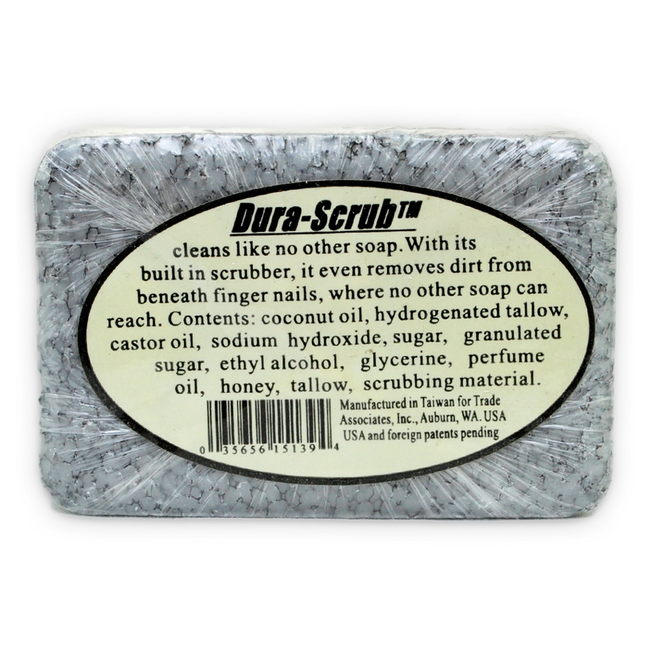 DURA-BLOCK Dura-Scrub Heavy Duty Soap Bar With Built In Scrubber 90g Hand Cleaner