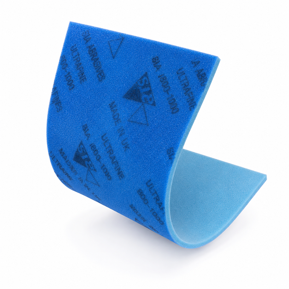SIA 7979 Siasponge Flat Ultrafine Blue 115x140x5mm 20 Pack