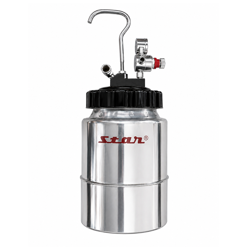 STAR 2L Compact Paint Pressure Pot Pressure Feed Tank
