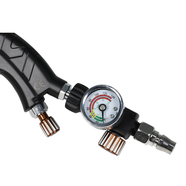 WORKQUIP X1 Compact Inline Spray Gun Air Pressure Regulator Gauge 1/4" BSP