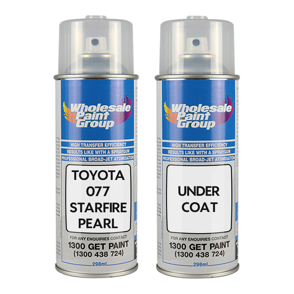 Auto Car Touch Up Spray Paint for Toyota 077 Starfire Pearl Plus Undercoat