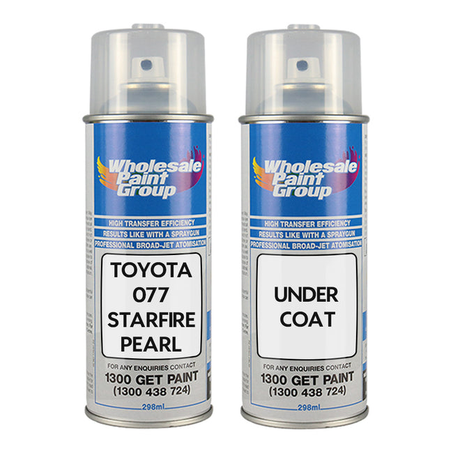 Auto Car Touch Up Spray Paint for Toyota 077 Starfire Pearl Plus Undercoat