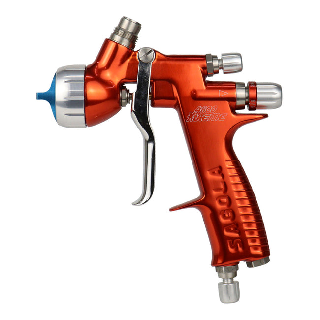 SAGOLA 4600 Xtreme Gravity Spray Painting Gun 1.3mm XL DVR Aqua Cap