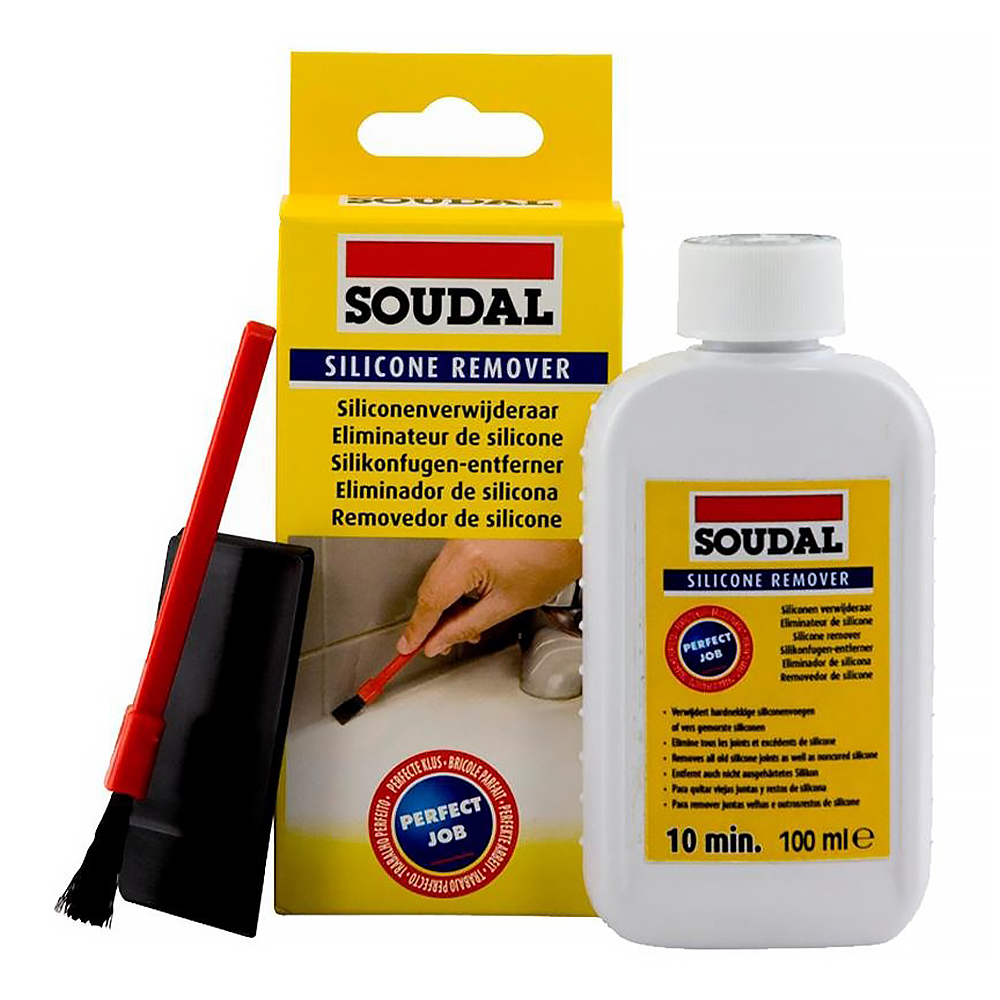 SOUDAL Gel Based Silicone Polymer Acrylic Polybutene Remover 100ml Bottle