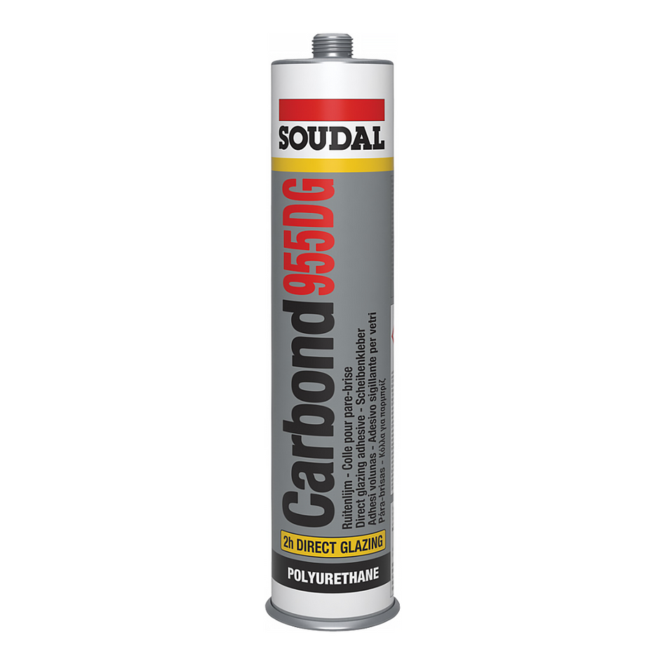 SOUDAL Carbond 955 DG Polyurethane Windscreen Adhesive Sealant 310ml Black