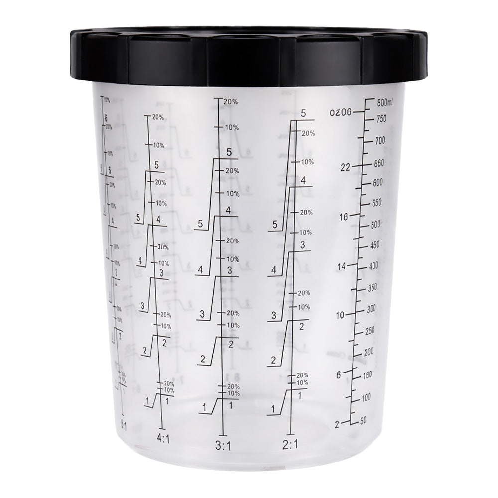 3M PPS Paint Cup Kit And Collar 850ml Box Of 4 Large Disposable Spray System