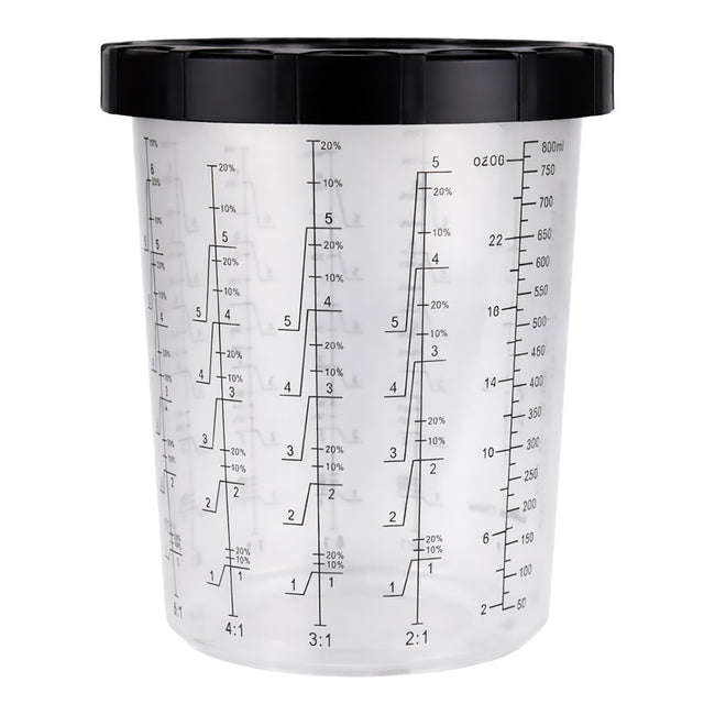 3M PPS Paint Cup Kit And Collar 850ml Box Of 4 Large Disposable Spray System