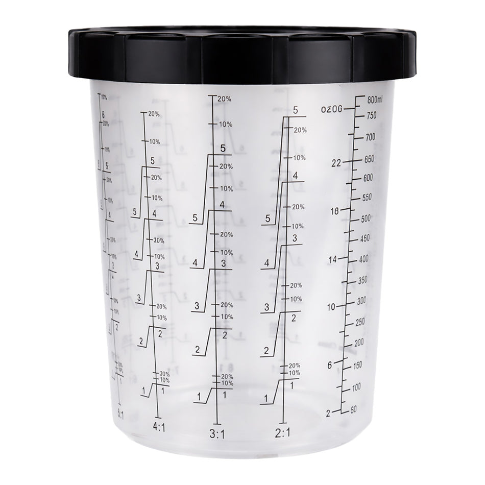 3M PPS Paint Cup Kit And Collar 850ml Box Of 4 Large Disposable Spray System