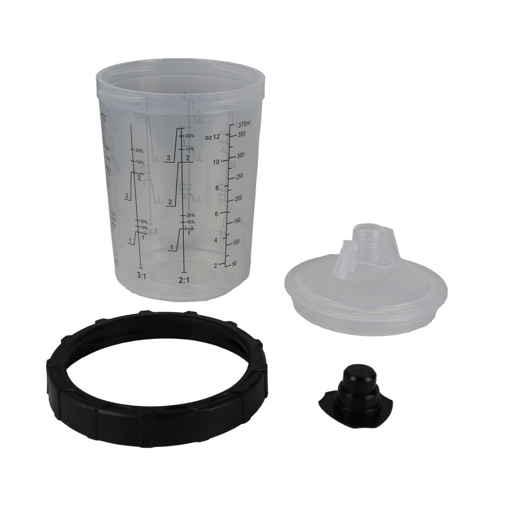 3M Disposable Lids & Liners Kit 400ml 190um Filters Midi PPS Paint Cup Kit