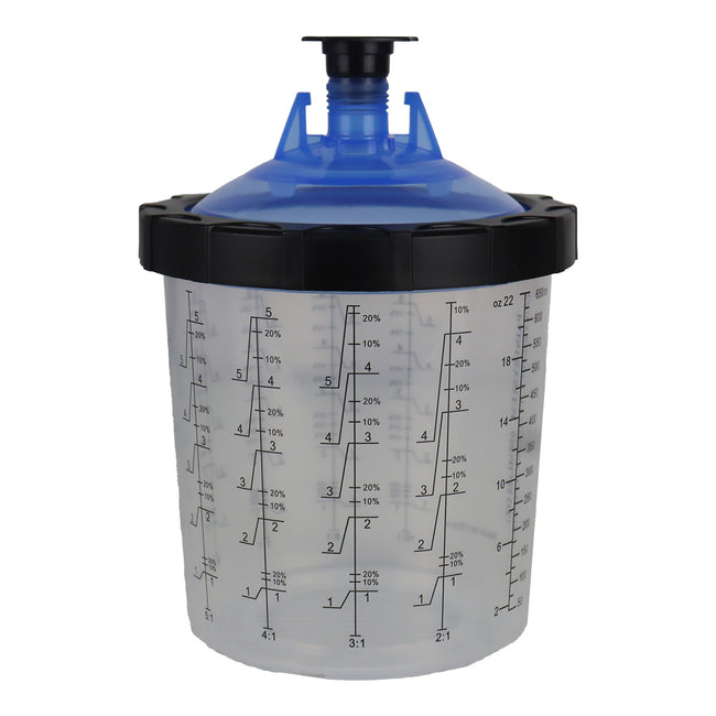 3M Disposable Lids & Liners Kit 650ml 125um Filters Standard PPS Paint Cup Kit
