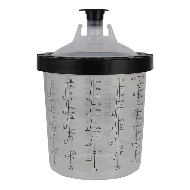 3M Disposable Lids & Liners Kit 650ml 190um Filters Standard PPS Paint Cup Kit