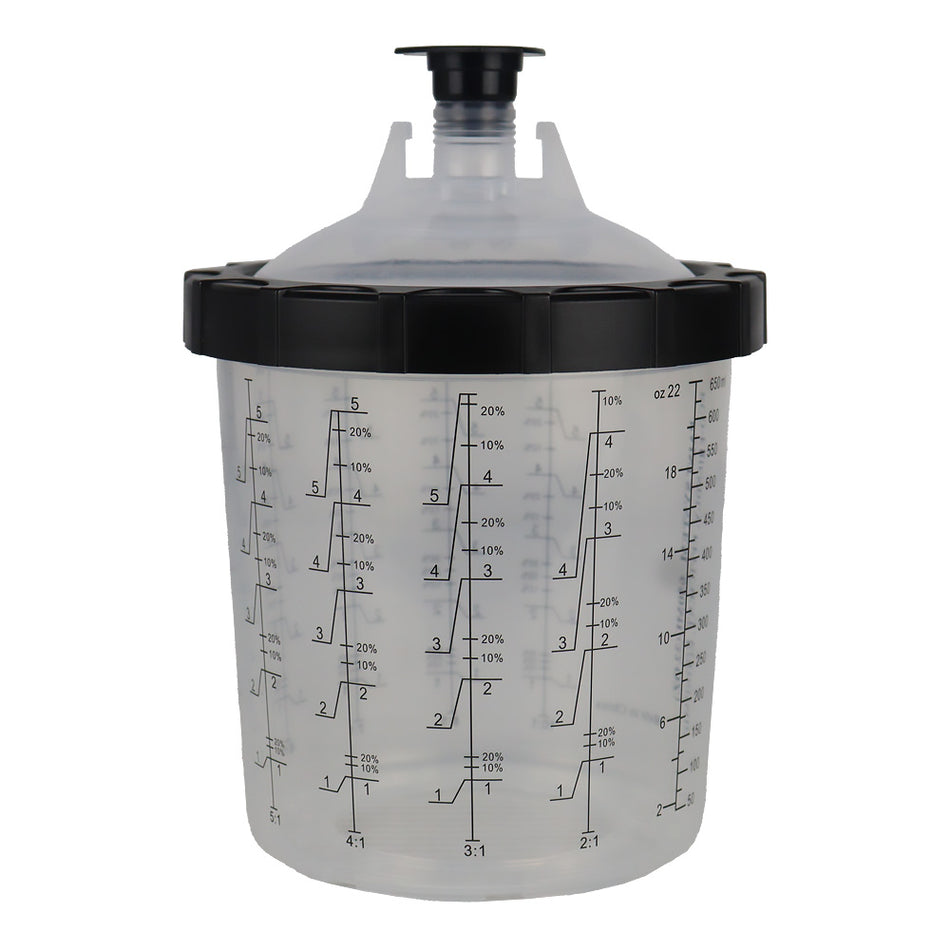 3M Disposable Lids & Liners Kit 650ml 190um Filters Standard PPS Paint Cup Kit