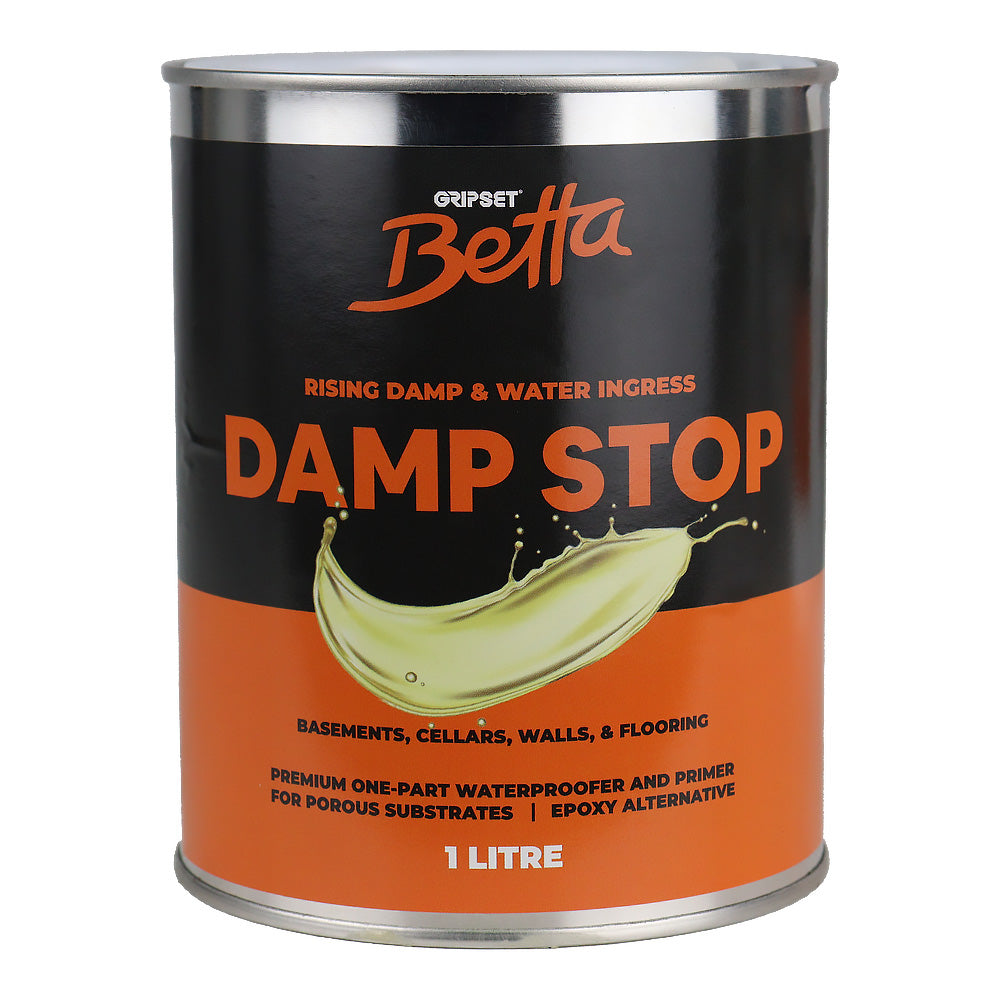 GRIPSET Betta Damp Stop Primer 1L Moisture Barrier Waterproofing Primer