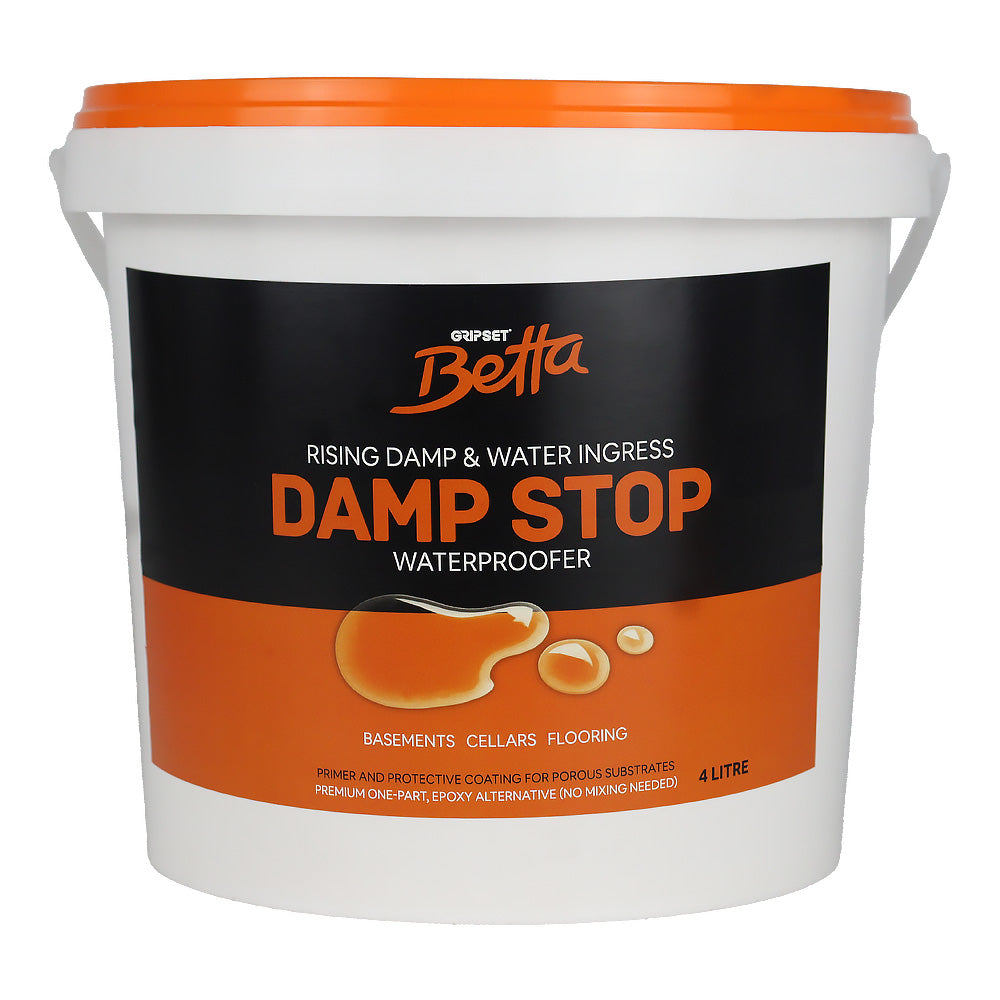 GRIPSET Betta Damp Stop Primer 4L Moisture Barrier Waterproofing Primer
